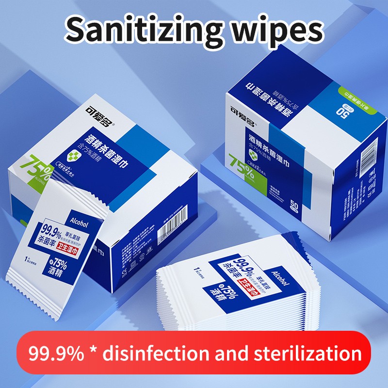 Antiseptic Wet Wipes Factory - OEM Hypoallergenic 10-Pack Portable
