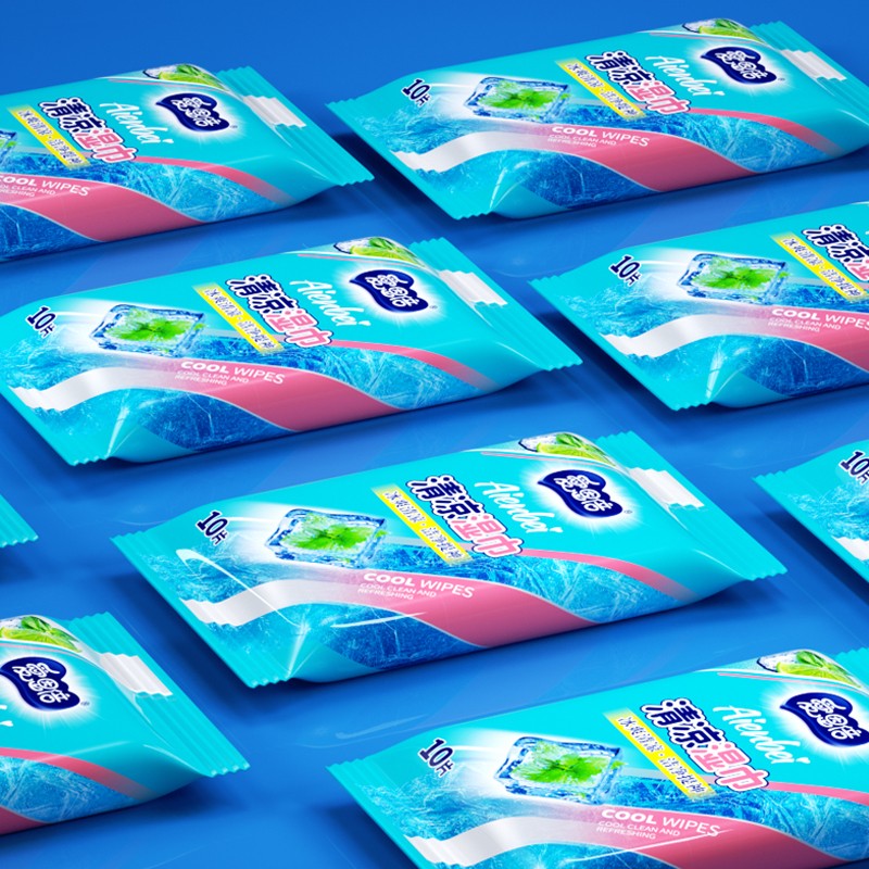 Cooling Wet Wipes Supplier - OEM Portable Peppermint Exercise