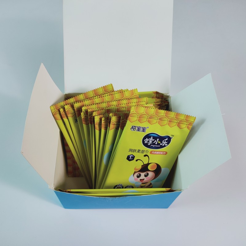 Makeup Remover Wipes Manufacturer - Single Sachet Facial Care Honey
