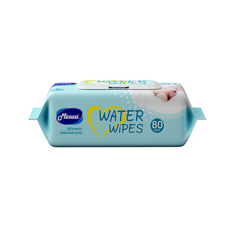 Baby Wet Wipes Supplier - 80PCS Biodegradable Cotton Pure Water