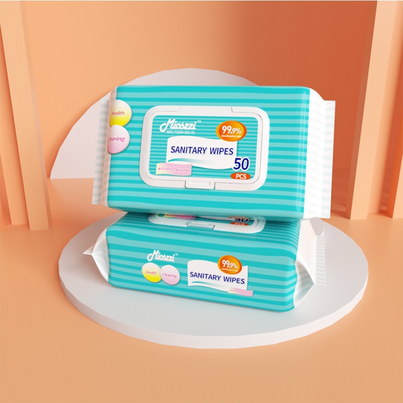 Disinfectant Wipes Supplier - Customization 50Pcs Antiseptic Sanitizing
