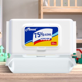 Alcohol Wet Wipes Factory - OEM 75% Isopropyl 100pcs Surface