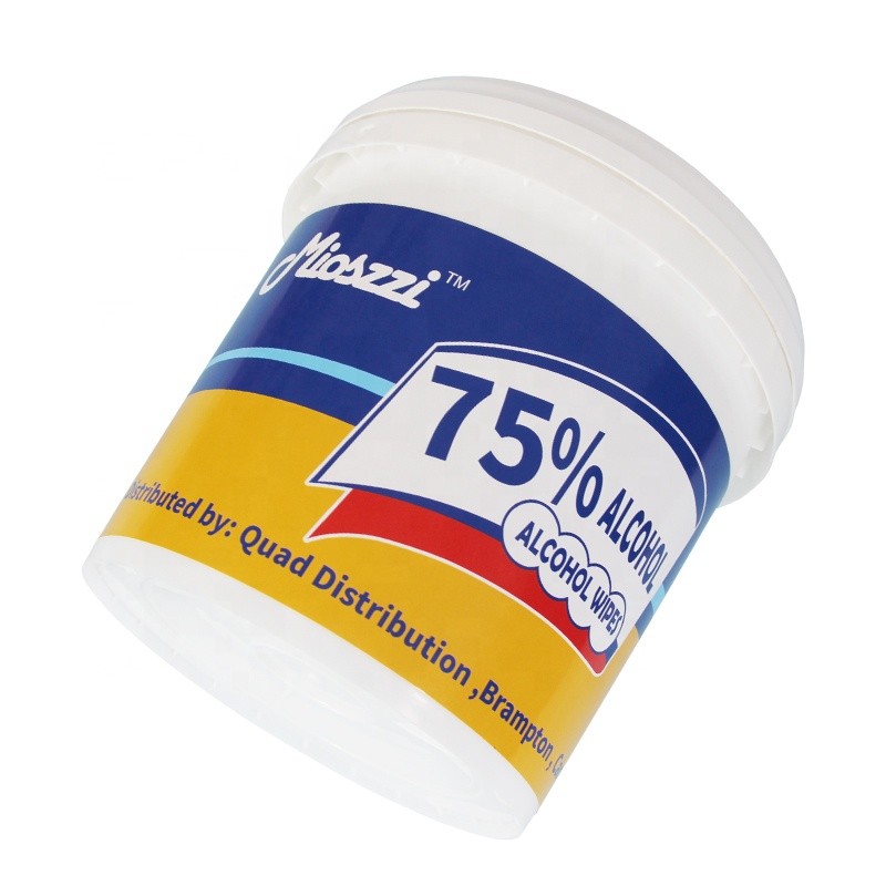Hand Sanitizer Wipes Factory - 75% Alcohol Large Bucket Promotional