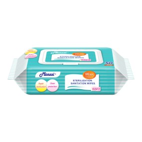 Hygienic Wet Wipes Manufacturer - OEM Quaternary Ammonium Salt 50pcs