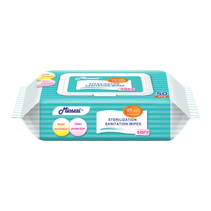 Hygienic Wet Wipes Manufacturer - OEM Quaternary Ammonium Salt 50pcs