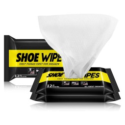 Shoe Cleaner Wipes Manufacturer - Biokleen OEM Custom Travel Carry on Quick Wipes Shoe Cleaner Removes Dirt Duty Wet