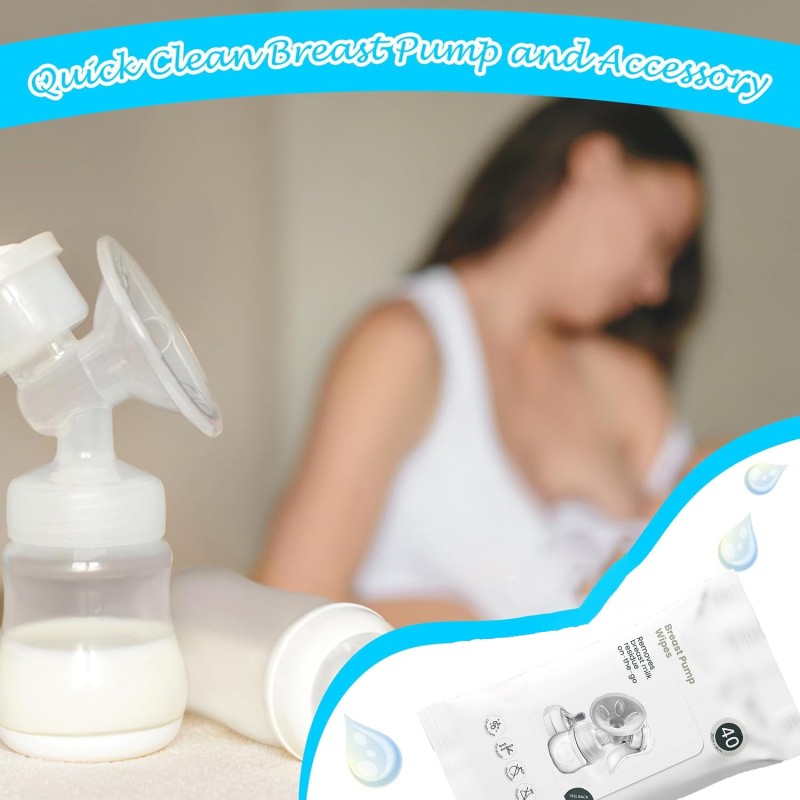 Cleaning Wipes Factory - Biokleen New Arrival 40pcs Wipes to Clean Breast Pump Parts Breast Pump Wipes