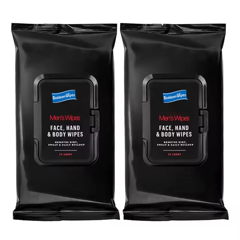 Resealable Wipes Supplier - Biokleen 50 Count Resealable Flip Hand and Deodorizing Wipes After Workout Body Facial Wipes