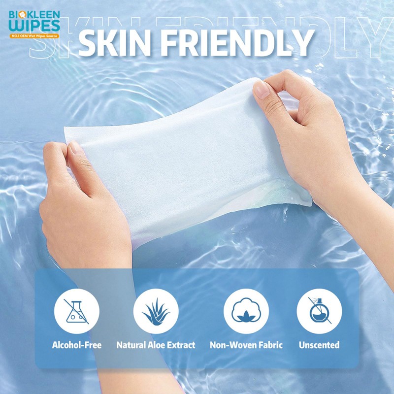 Jumbo Pack Wipes Supplier - Biokleen Custom Free Sample 160 Count Super Jumbo Pack Extra Large Extra Moist Cleaning