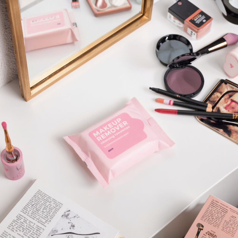 Skin Care Wipes Factory - Biokleen 30ct OEM Private Label Free Sample Skin Care Cotton Natural Anti Acne Eye Wipes