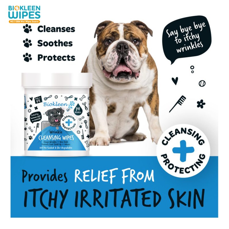 Earth-Friendly Wipes Manufacturer - Biokleen Custom 100 Count Large Soothing Stressed Skin Earth-Friendly Plant-Based