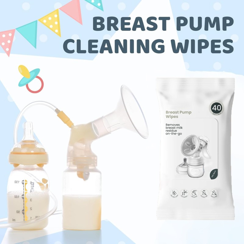 Cleaning Wipes Factory - Biokleen New Arrival 40pcs Wipes to Clean Breast Pump Parts Breast Pump Wipes