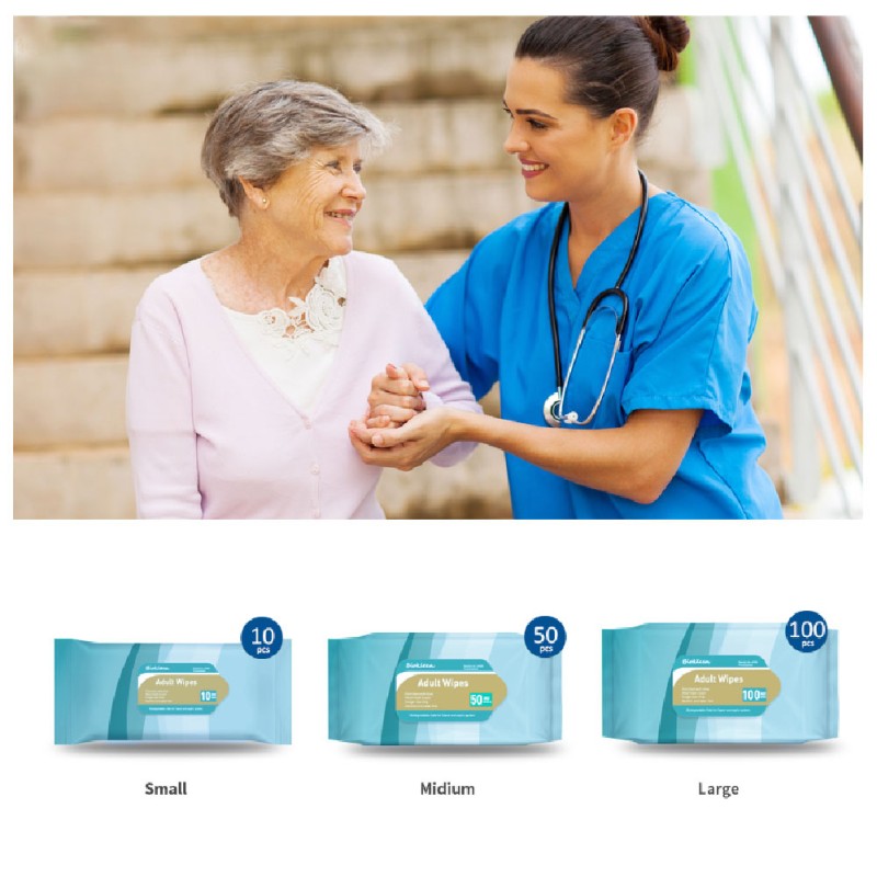 Adult Washcloths Manufacturer - Biokleen On-the-go 45ct Chlorhexidine Adult Washcloths Organic Disposable Toilet Wipes