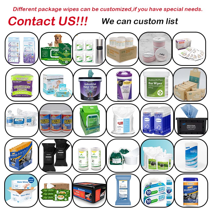 Dry Wipes Manufacturer - Biokleen Hand and Surface Dry Wipes for Cleaning Cotton Polyester Dry Floor Wipes