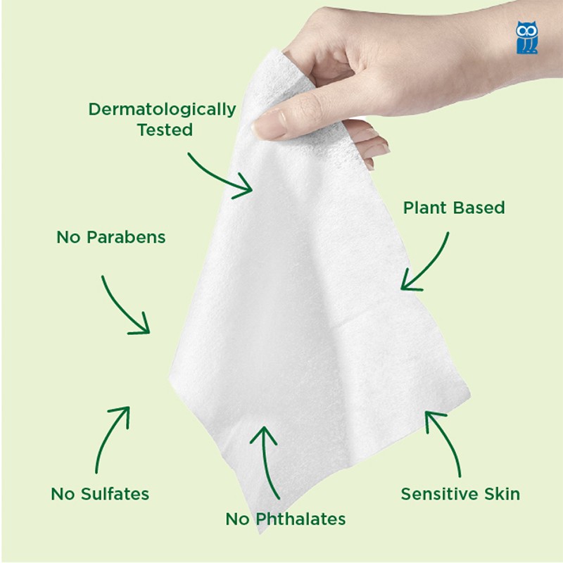 Facial Wipes Supplier - Biokleen Free Sample Custom Logo 60ct Cucumber Facial Cleansing Wipes Makeup Remover Wipes