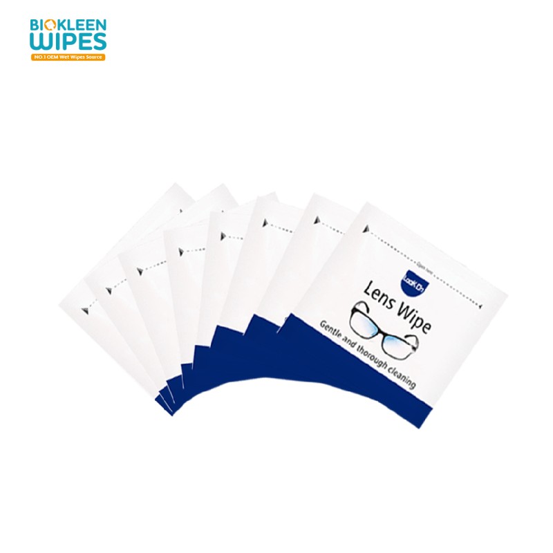 Lens Wipes Supplier - Biokleen Travel Size Mobile Cell Phone Electronic Lens Wipes Care Touch Camera Lens Cleaning Wipes