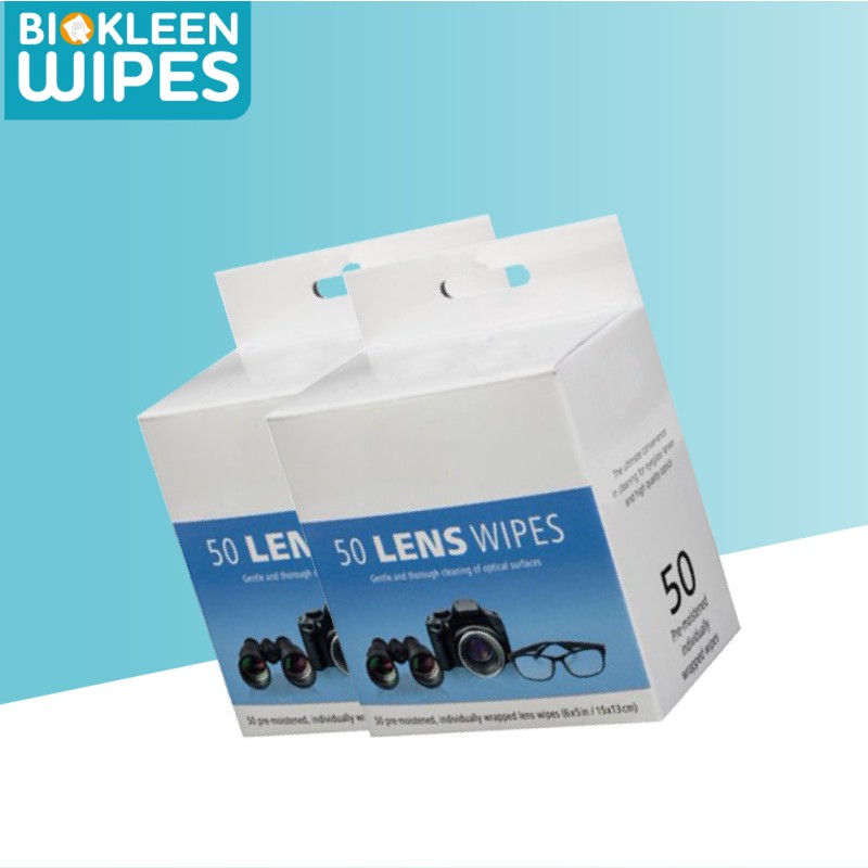 Lens Wipes Supplier - Biokleen Travel Size Mobile Cell Phone Electronic Lens Wipes Care Touch Camera Lens Cleaning Wipes