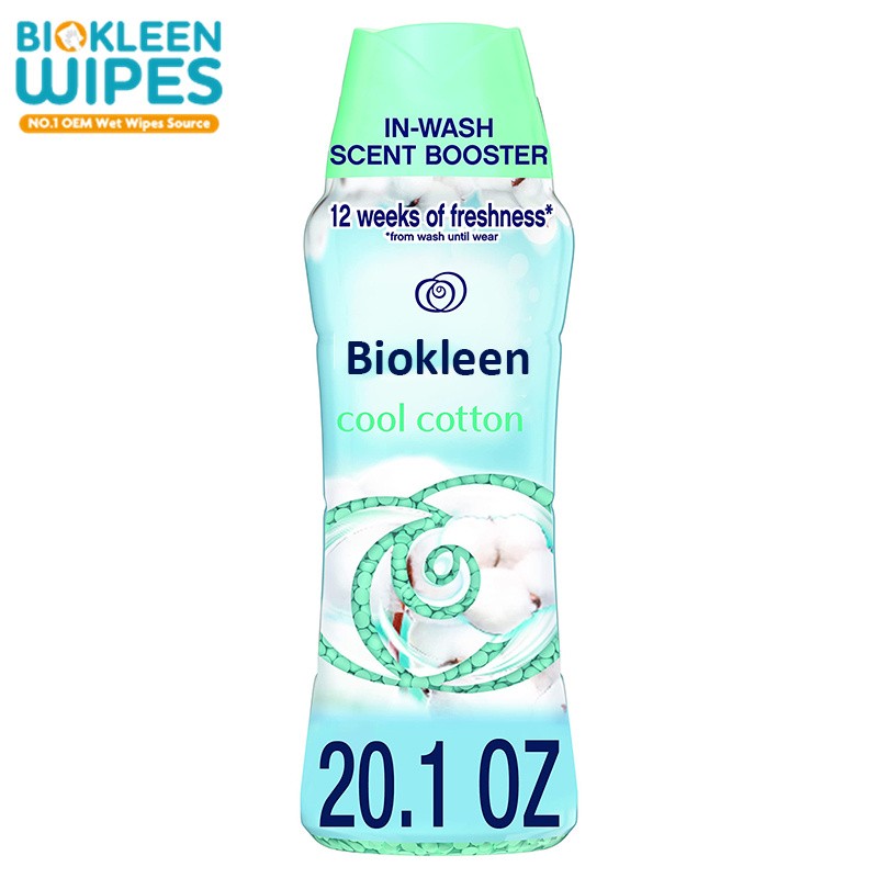 Cool Cotton Factory - Biokleen OEM Free Sample 20.1 oz Cool Cotton Unstoppable In-Wash Scent Boosters Beads for Laundry