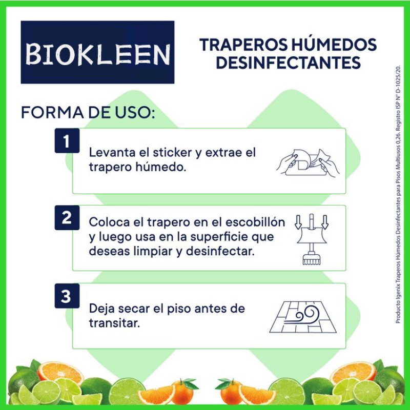 Household Floor Wipes Manufacturer - Biokleen 40X60CM Ultra Large 12pcs with Customize Household Floor Wet Wipes for