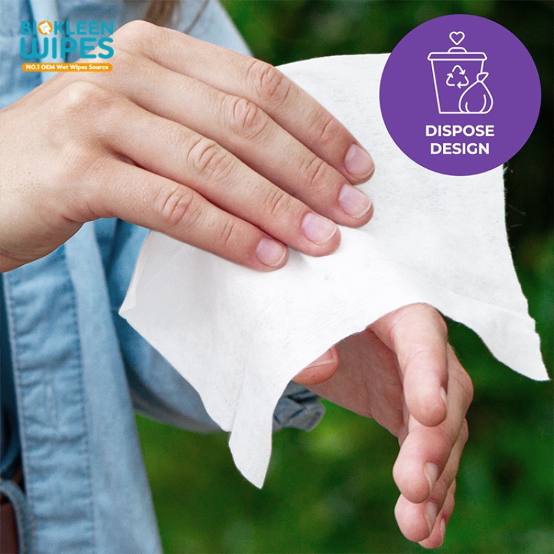 Personal Cleansing Wipes Manufacturer - Biokleen China Factory 8 X 12 Inch Aloe Personal Cleansing Cloth Wipes Incontinence