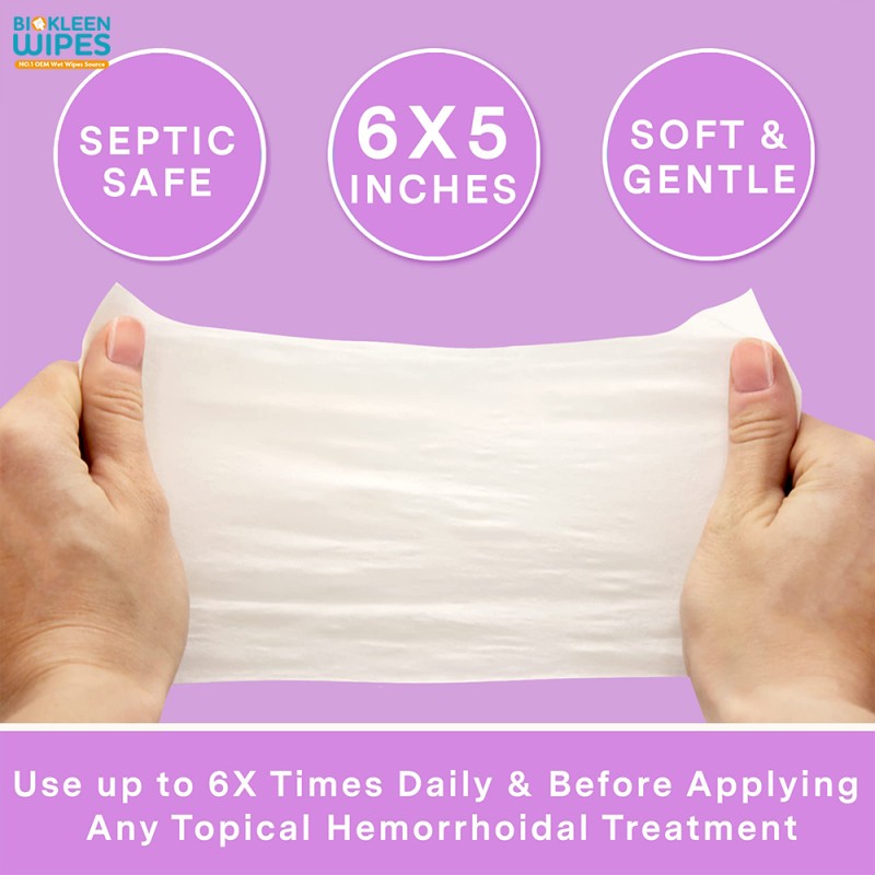 Postpartum Pads Manufacturer - Biokleen Free Sample 24 Count Full-Length Cooling Perineal Ice Pads Postpartum Witch Hazel