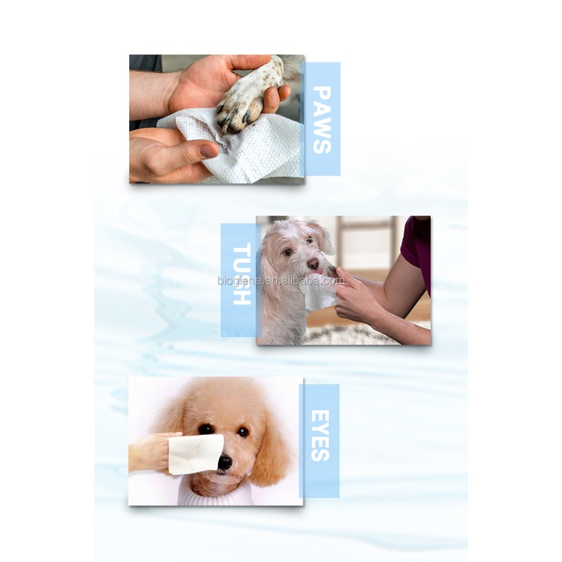 Multi-Purpose Wipes Supplier - Biokleen Bulk Convenient 100ct Dog Wipes Pet Wipes Multi-Purpose Wet Wipes for Keeping