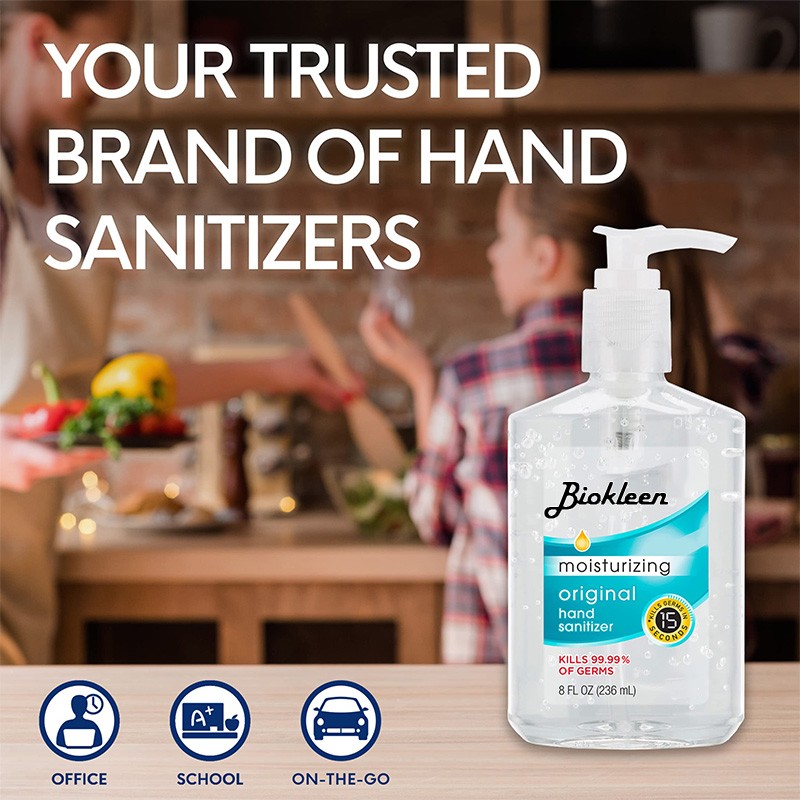 Antiseptic Gel Supplier - Biokleen ODM OEM 236ml 8 Ounce Custom Wholesale Bulk Liquid Antiseptic Washing Deep Cleaning