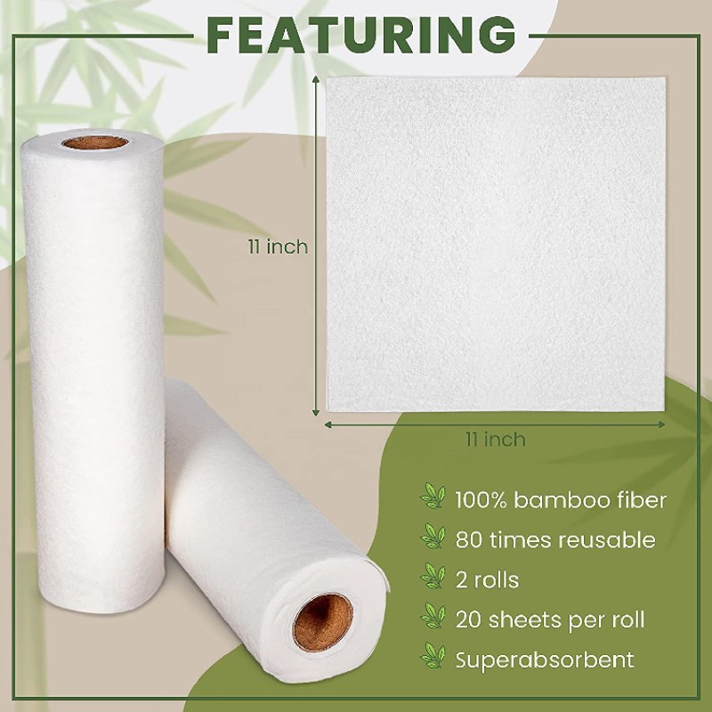 Eco Friendly Products Supplier - Biokleen OEM 30 Zero Waste Eco Friendly Products Sustainable Bamboo Reusable Paper