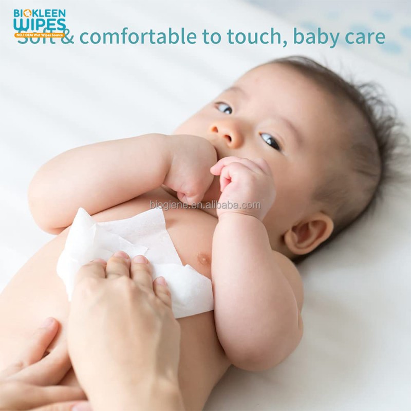 Children Wipes Supplier - Biokleen China Factory 80ct Chemical Free Wipes Cleaning Wipes Wet Wipes for Children