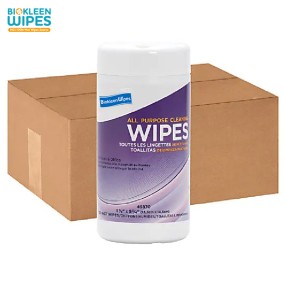 Medical Wipes Factory - Biokleen OEM 100 Count/Canister Lint Free Alcohol-Free Disposable Disinfection Medical Wipes