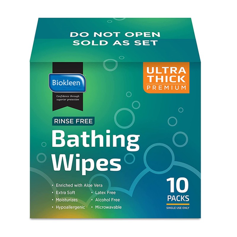 Travel Size Wipes Factory - Biokleen OEM 8 Travel Size Big Size Organic Disposable Flushable Patient Incontinence Pad