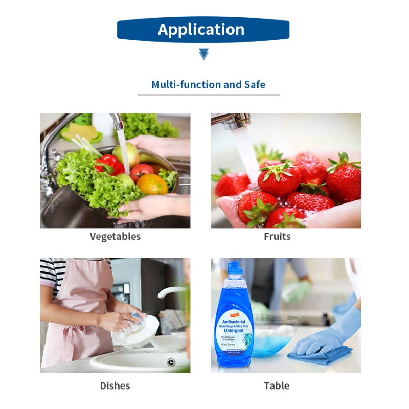 Kitchen Gel Factory - Biokleen Custom 573ML Kitchen Aloe Vera Dish Wash Dishwash Liquid Gel Dishwasher Detergents for