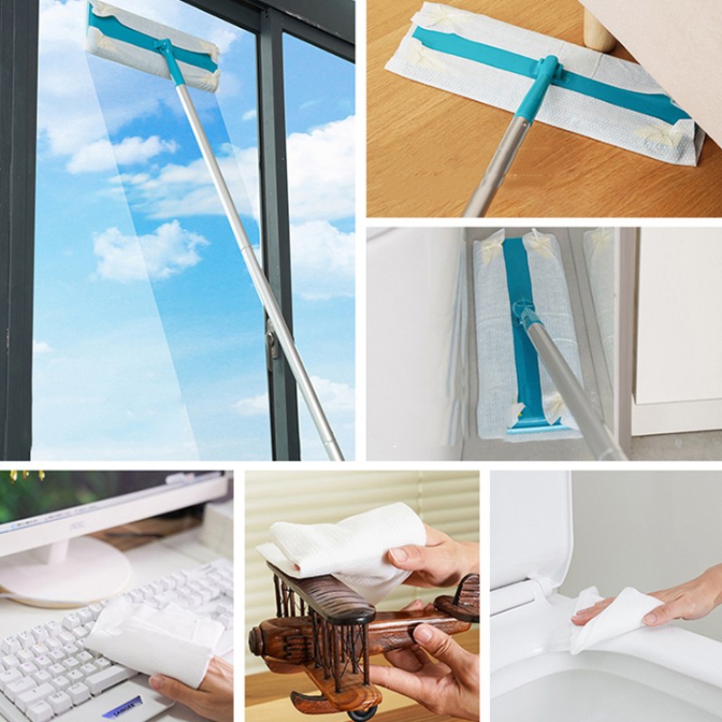 Household Floor Wipes Manufacturer - Biokleen 40X60CM Ultra Large 12pcs with Customize Household Floor Wet Wipes for