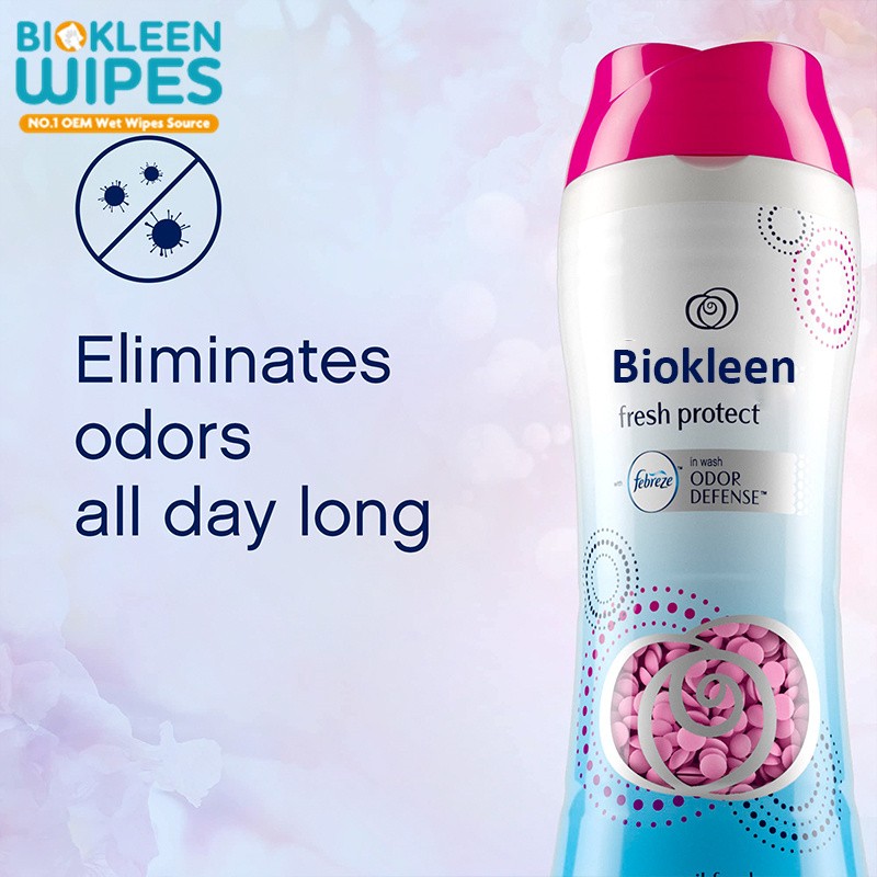 Cool Cotton Factory - Biokleen OEM Free Sample 20.1 oz Cool Cotton Unstoppable In-Wash Scent Boosters Beads for Laundry