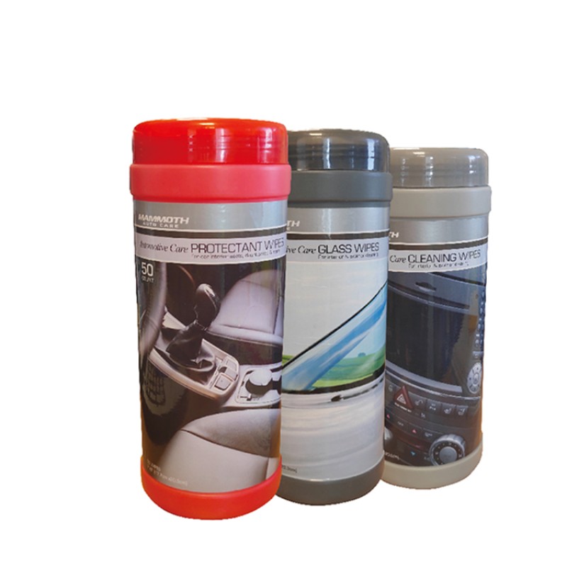 Canister Wipes Factory - Biokleen 60 Count Canister Car Dashboard Wipes