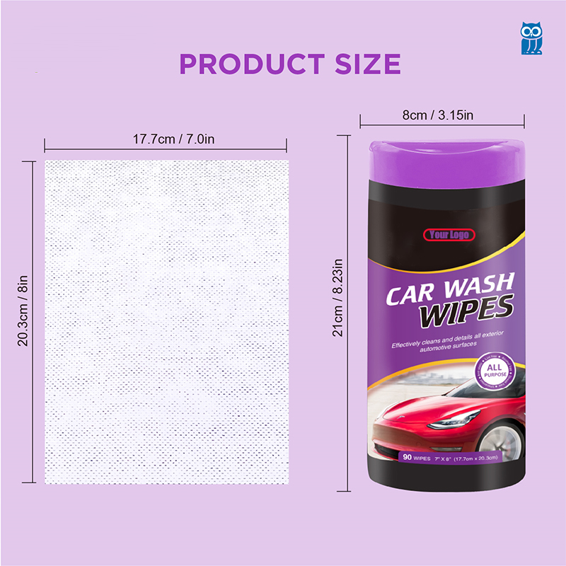 Car Cleaning Wipes Manufacturer - Biokleen OEM 90ct Car Cleaning Wipes Exterior Car Windshield Cleaning Wipes