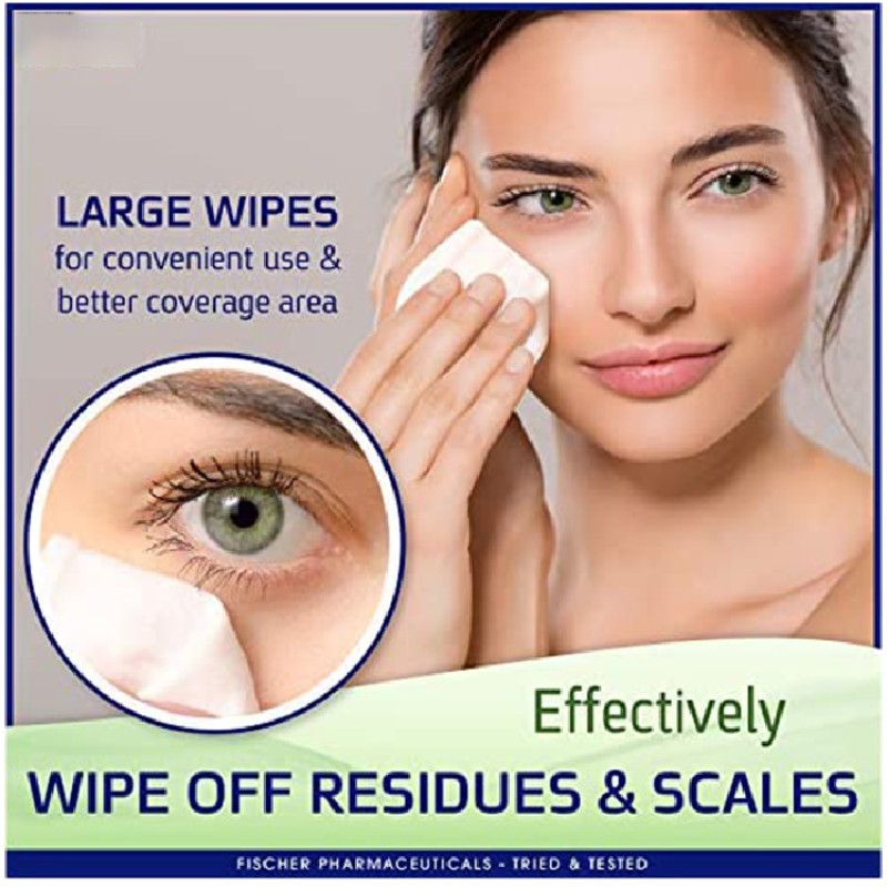 Eyelid Wipes Manufacturer - Biokleen 30pcs/box Hyaluronic Acid Green Tea & Chamomile Eyelid Wipes Blepharitis & Itchy