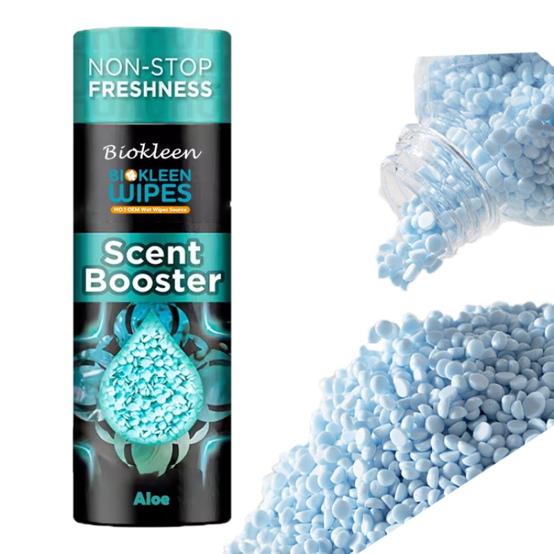 Woodland Rain Manufacturer - Biokleen OEM Free Sample Woodland Rain Unstoppable Light Laundry Scent Booster Beads