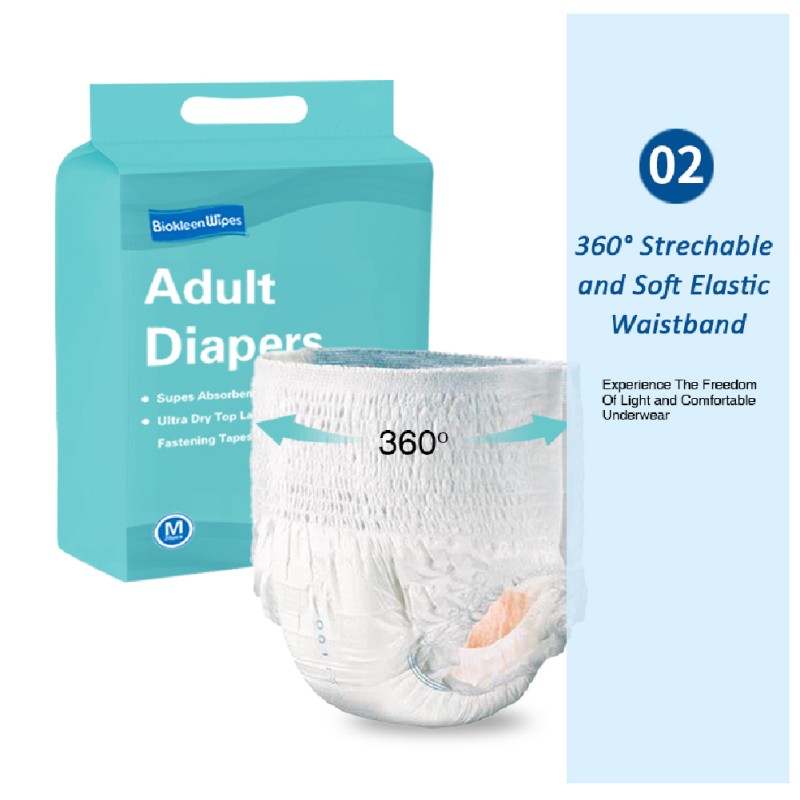 Adult Diapers Factory - Biokleen Extra Thick Adult Depends Diapers Women Cheap Wholesale Price Free Sample Adult Diapers