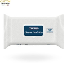 Cotton Tissue Factory - Biokleen 30ct Cotton Tissue for Face Facial Wipes Makeup Remover Cleansing Moisturizing Facial