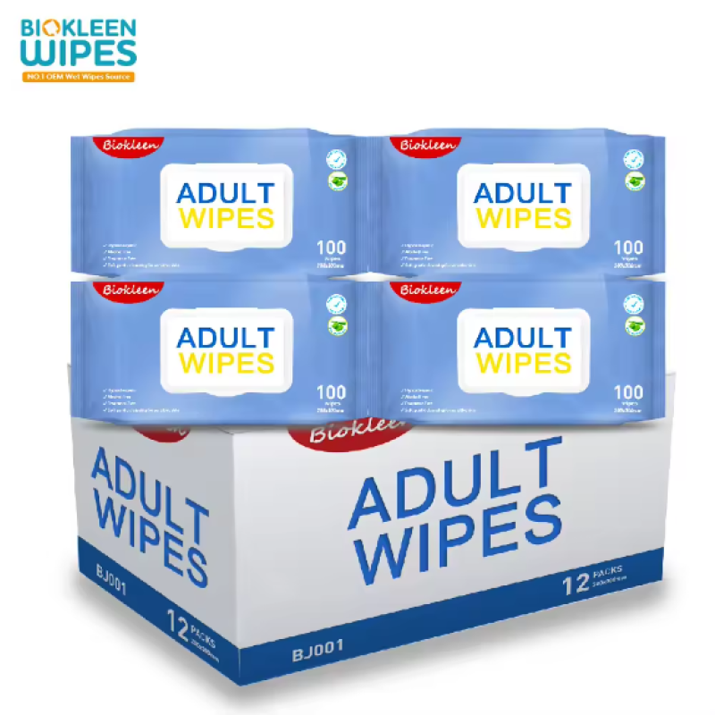 Adult Washcloths Manufacturer - Biokleen On-the-go 45ct Chlorhexidine Adult Washcloths Organic Disposable Toilet Wipes