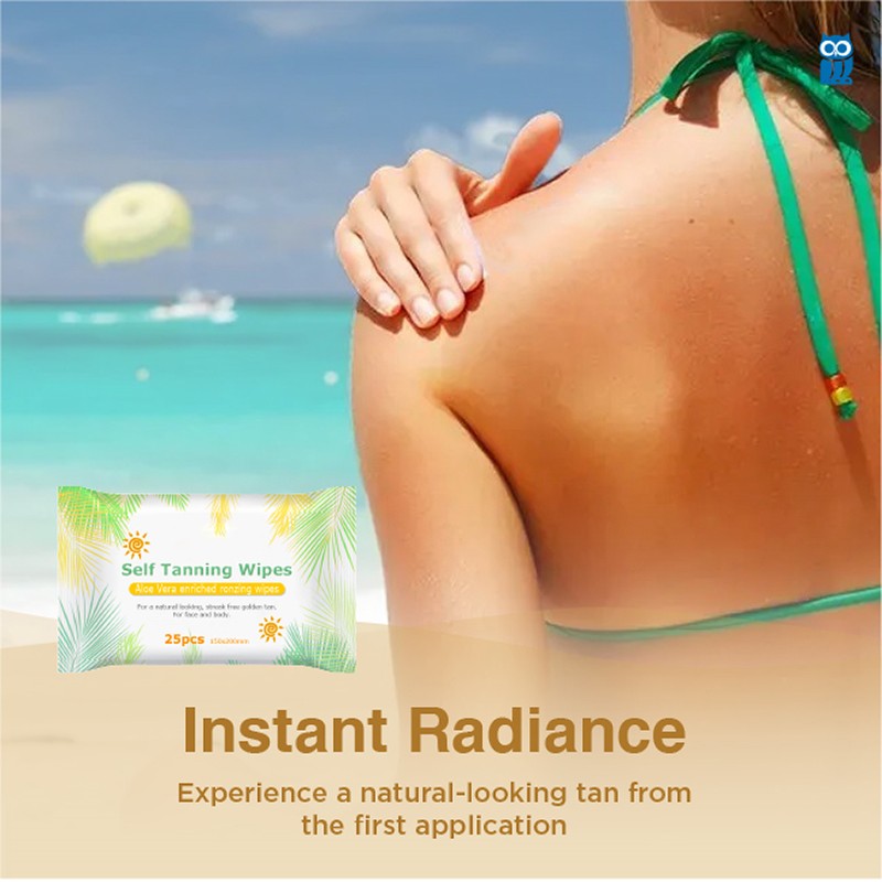 Self-tanning Wipes Manufacturer - Biokleen OEM Skin Deep Self-tanning Face Wipes Tan Towel Self Tan Towelette Self Tan
