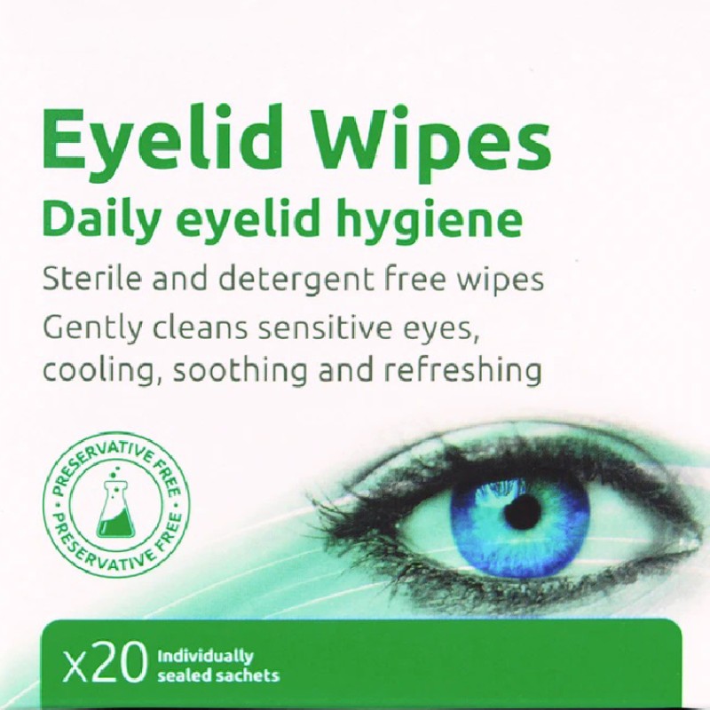 Eyelid Wipes Manufacturer - Biokleen 30pcs/box Hyaluronic Acid Green Tea & Chamomile Eyelid Wipes Blepharitis & Itchy