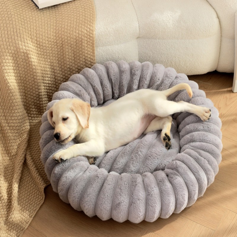 Pet Bed Supplier - Round Nest Plush Winter House