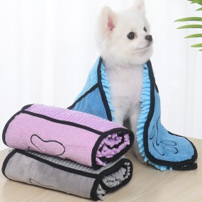 Pet Towel Manufacturer - Chenille Quick Drying Absorbent