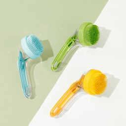 Pet Bath Brush Supplier - Silicone Scrub Massage Tool