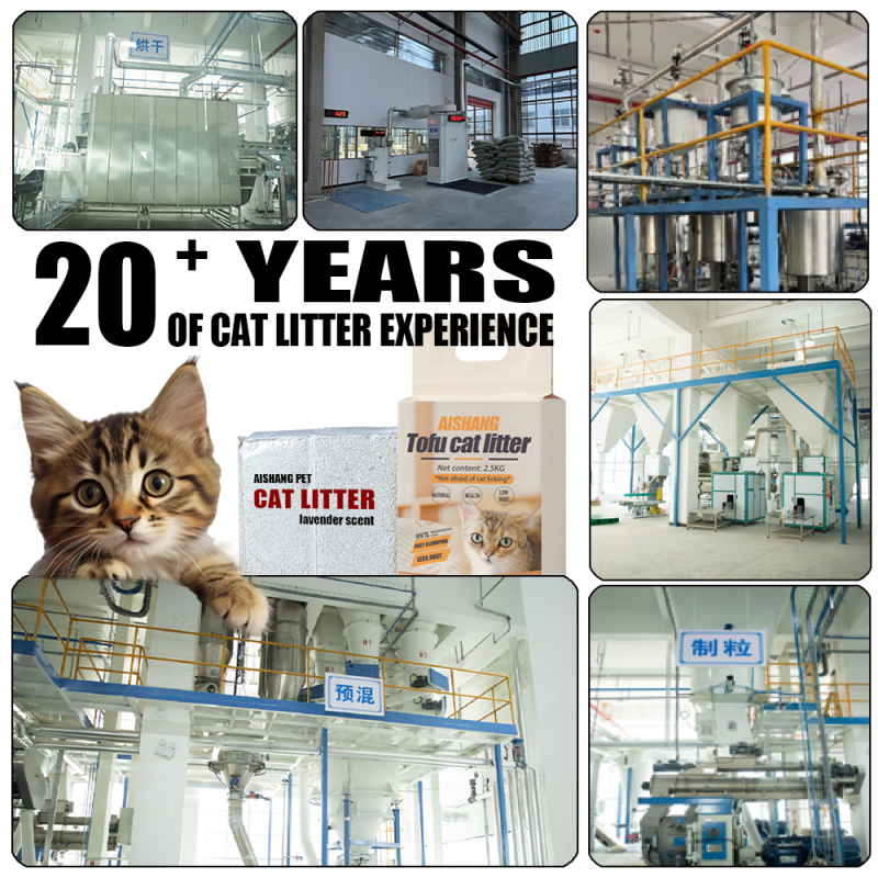 Green Tea Tofu Cat Litter Manufacturer - OEM Dust Free Flushable