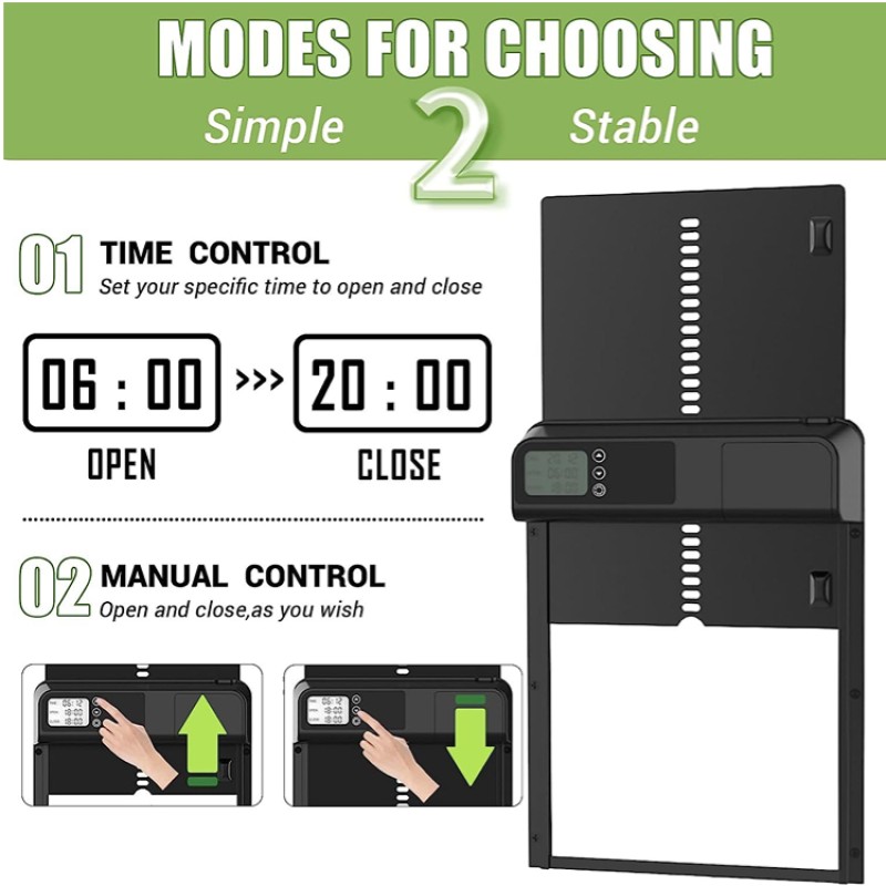 Chicken Coop Door Opener Factory - OEM Automatic Aluminum Door