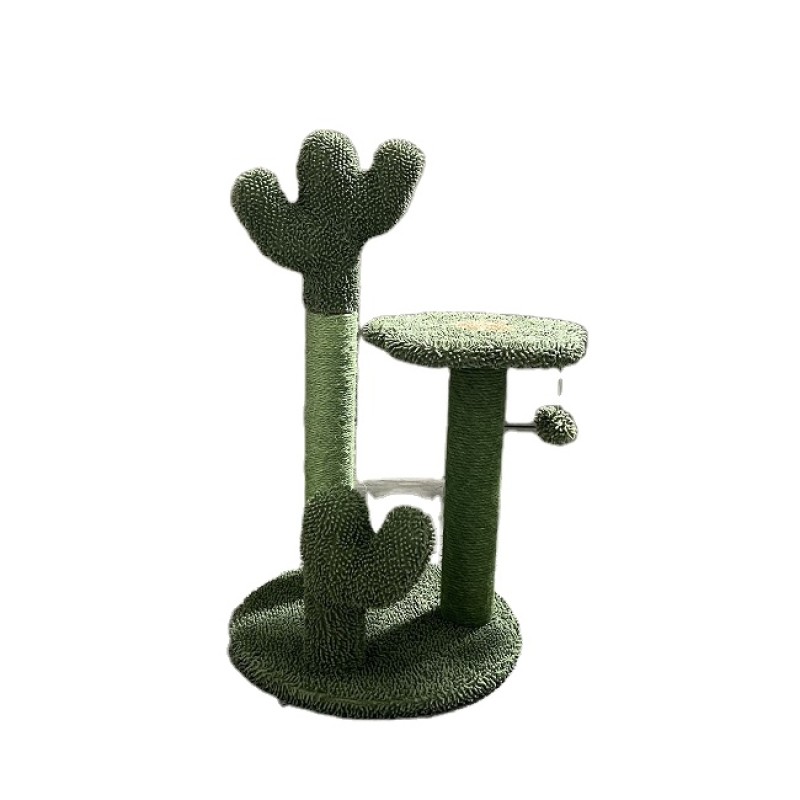 Cactus Cat Tree Manufacturer - OEM Green Scratcher Pet Toy