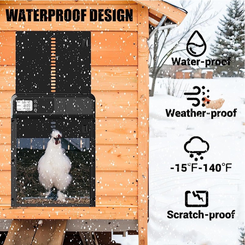 Chicken Coop Door Opener Factory - OEM Automatic Aluminum Door